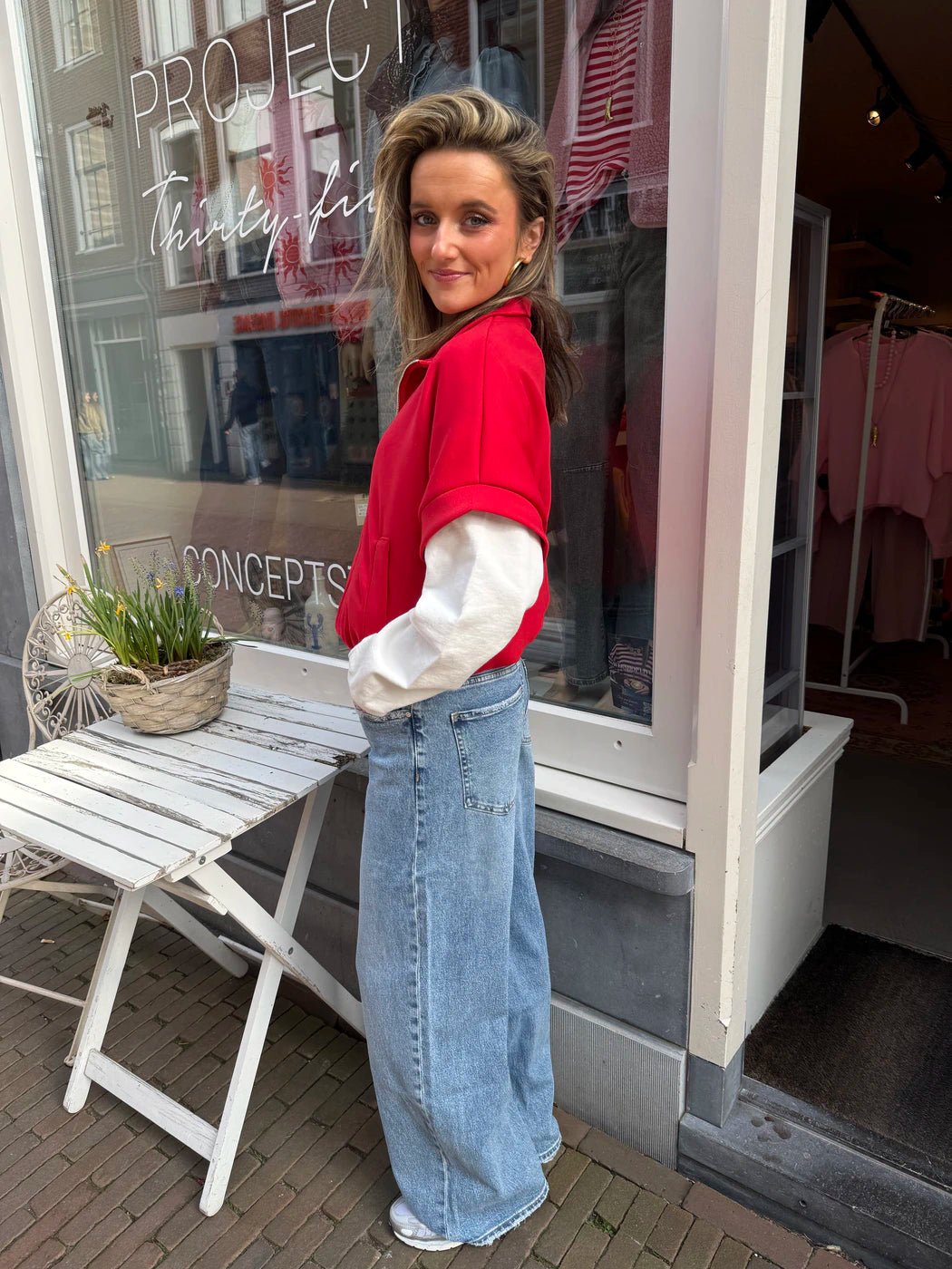 Lara wide leg jeans low waisted - Project 35