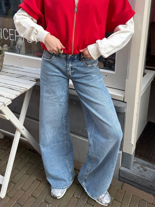 Lara wide leg jeans low waisted - Project 35