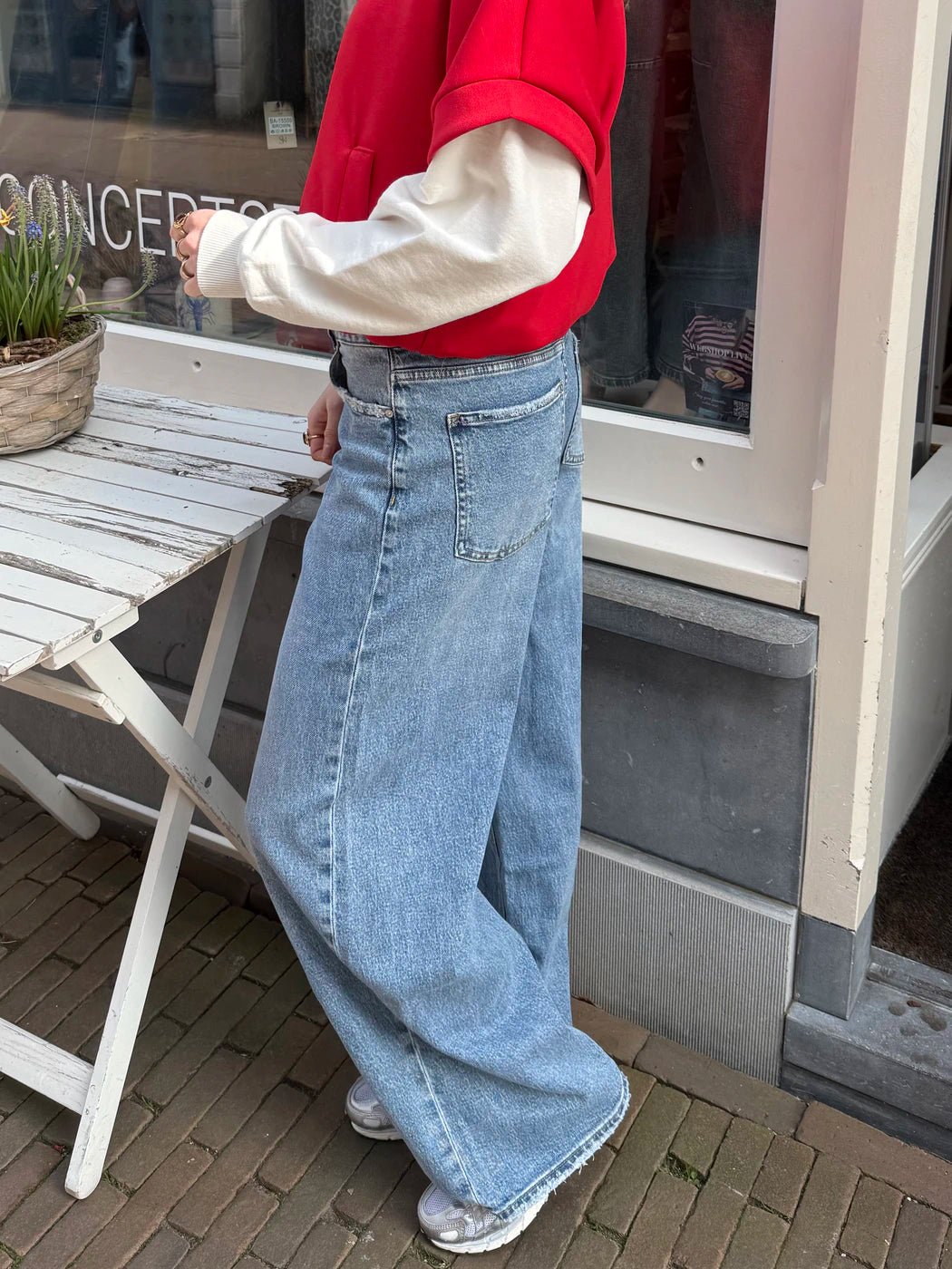 Lara wide leg jeans low waisted - Project 35