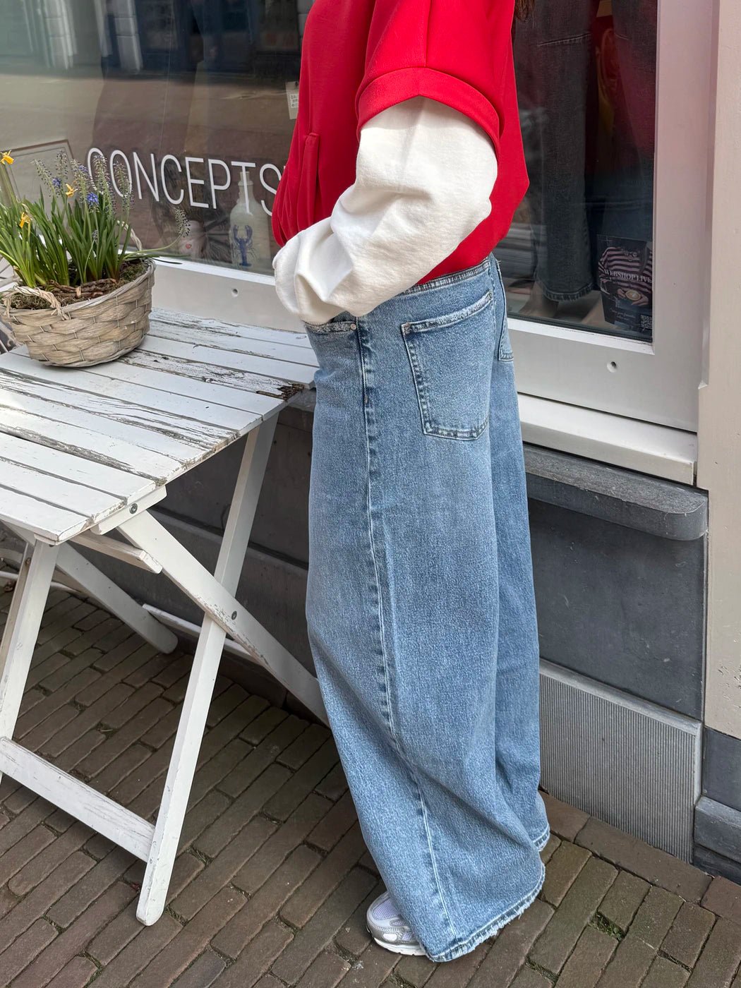 Lara wide leg jeans low waisted - Project 35