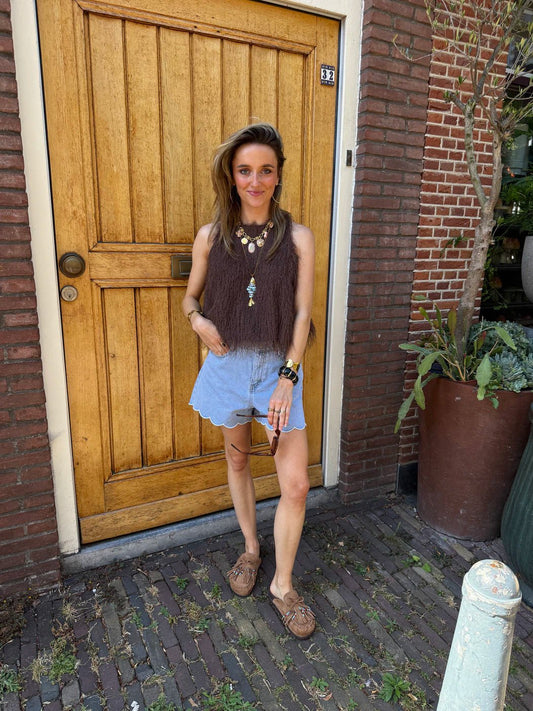 Lauren denim shorts lichtblauw - Project 35