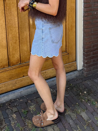 Lauren denim shorts lichtblauw - Project 35