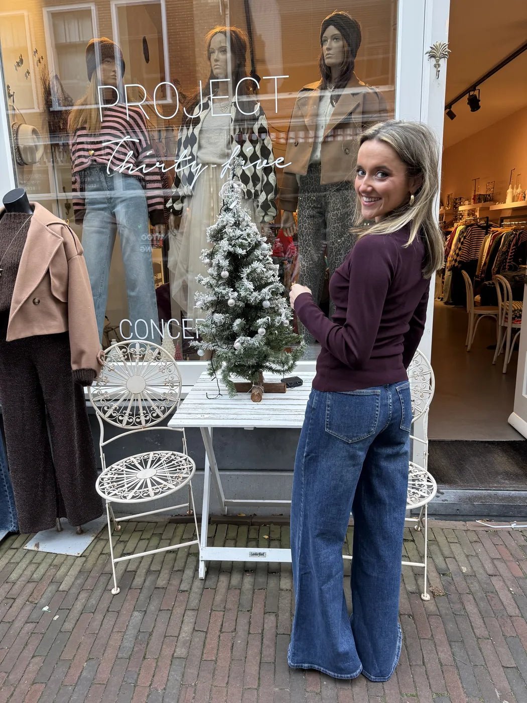 Leah top burgundy - Project 35