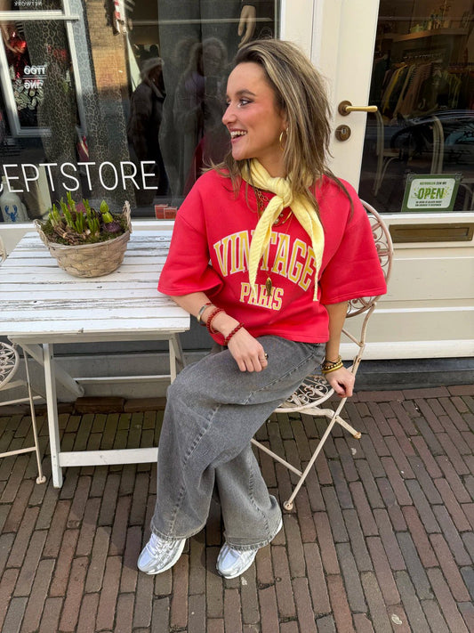 Lio sweater koraal/geel - Project 35