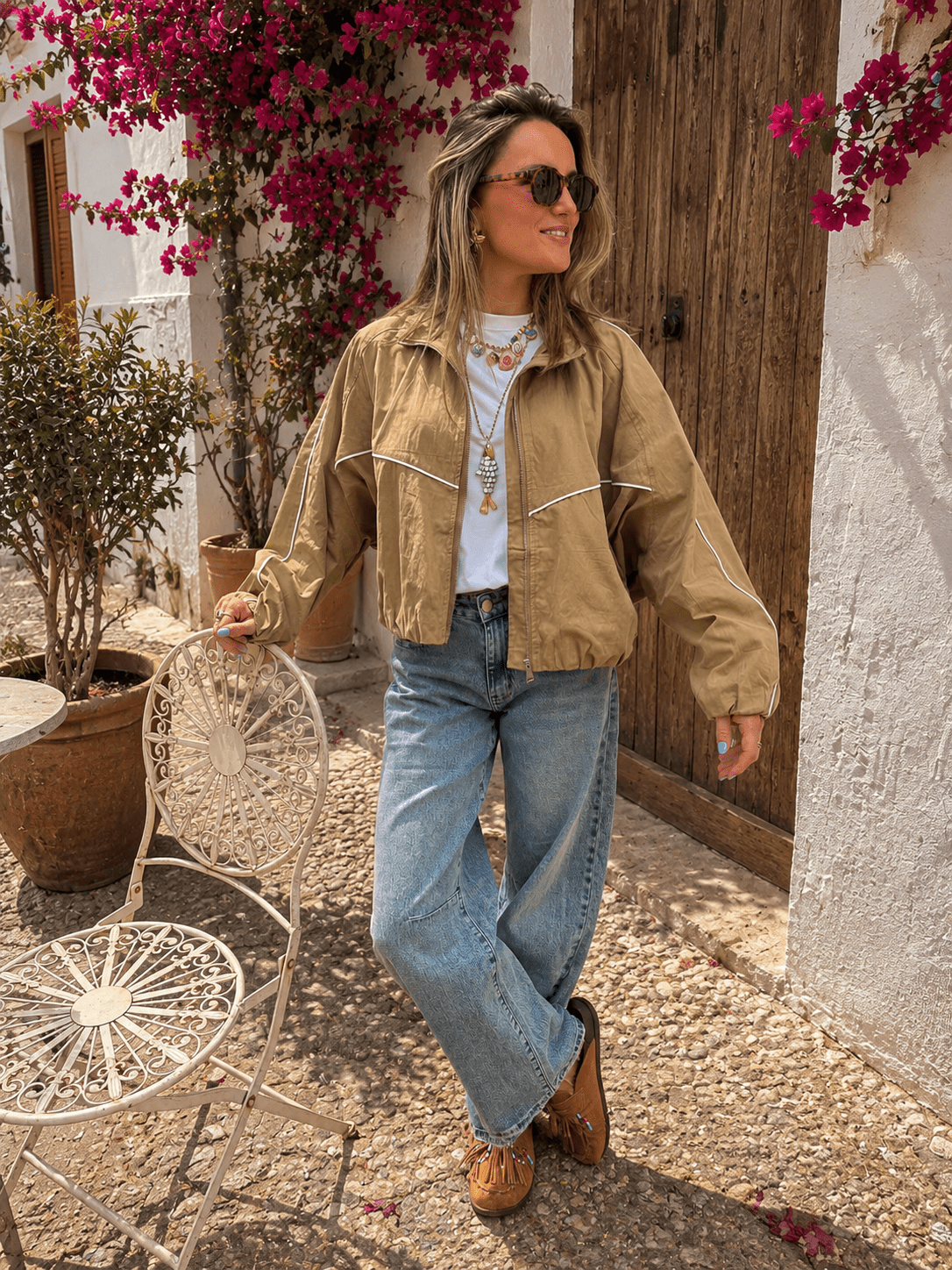 Louie bomber jas camel - Project 35