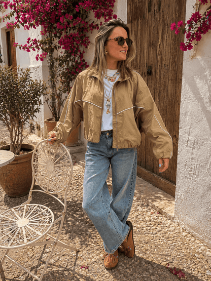 Louie bomber jas camel - Project 35