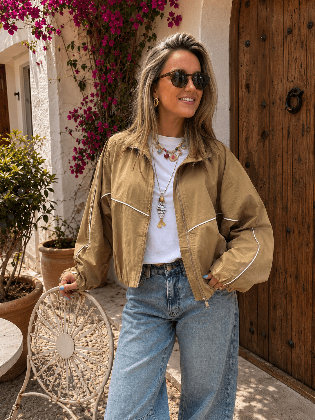 Louie bomber jas camel - Project 35
