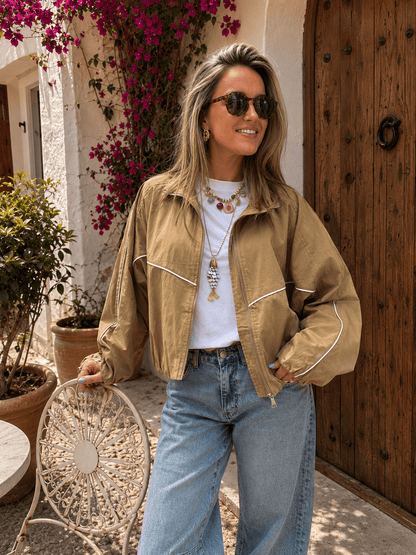 Louie bomber jas camel - Project 35