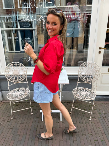 Lynn blouse rood - Project 35