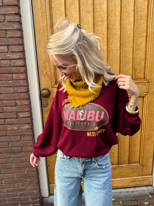 Malibu sweater bordeaux - Project 35
