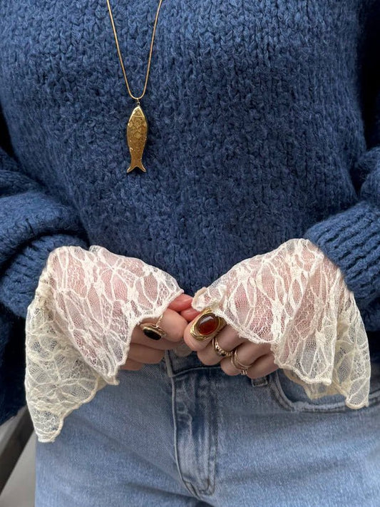 Mila mesh top white - Project 35