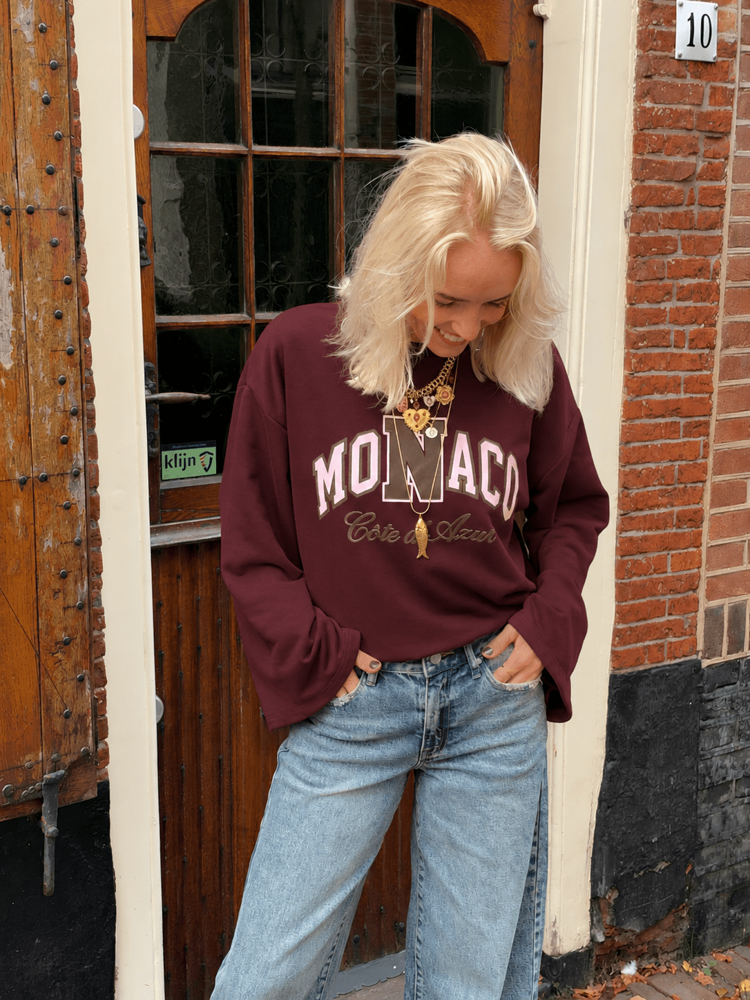 Monaco longsleeve burgundy - Project 35