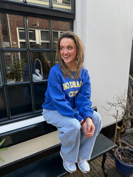 No drama sweater kobalt - Project 35