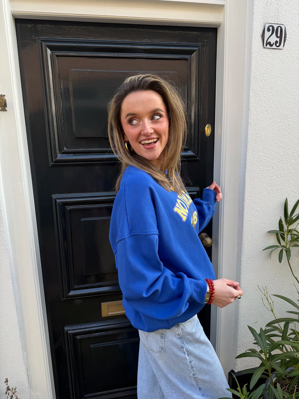 No drama sweater kobalt - Project 35