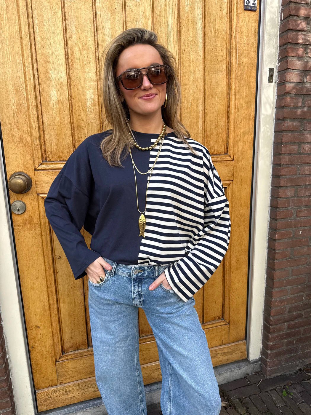 Noé half striped longsleeve - Project 35