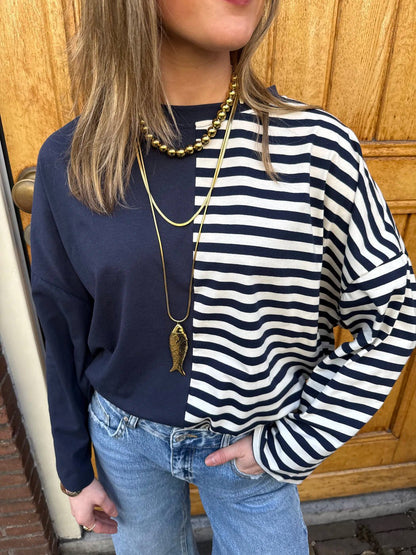 Noé half striped longsleeve - Project 35