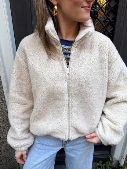 Nola teddy bomber beige - Project 35