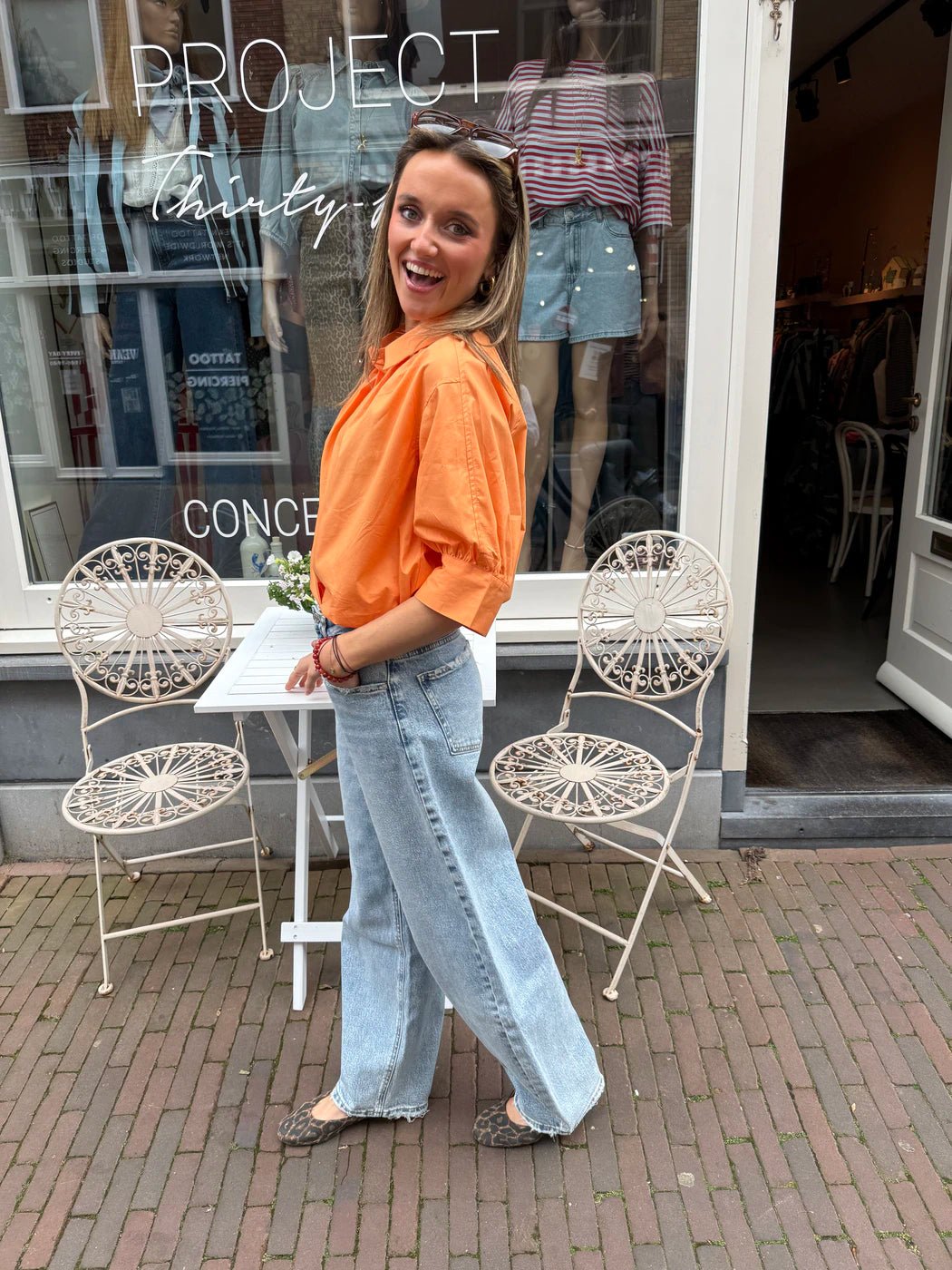 Noortje blouse oranje - Project 35