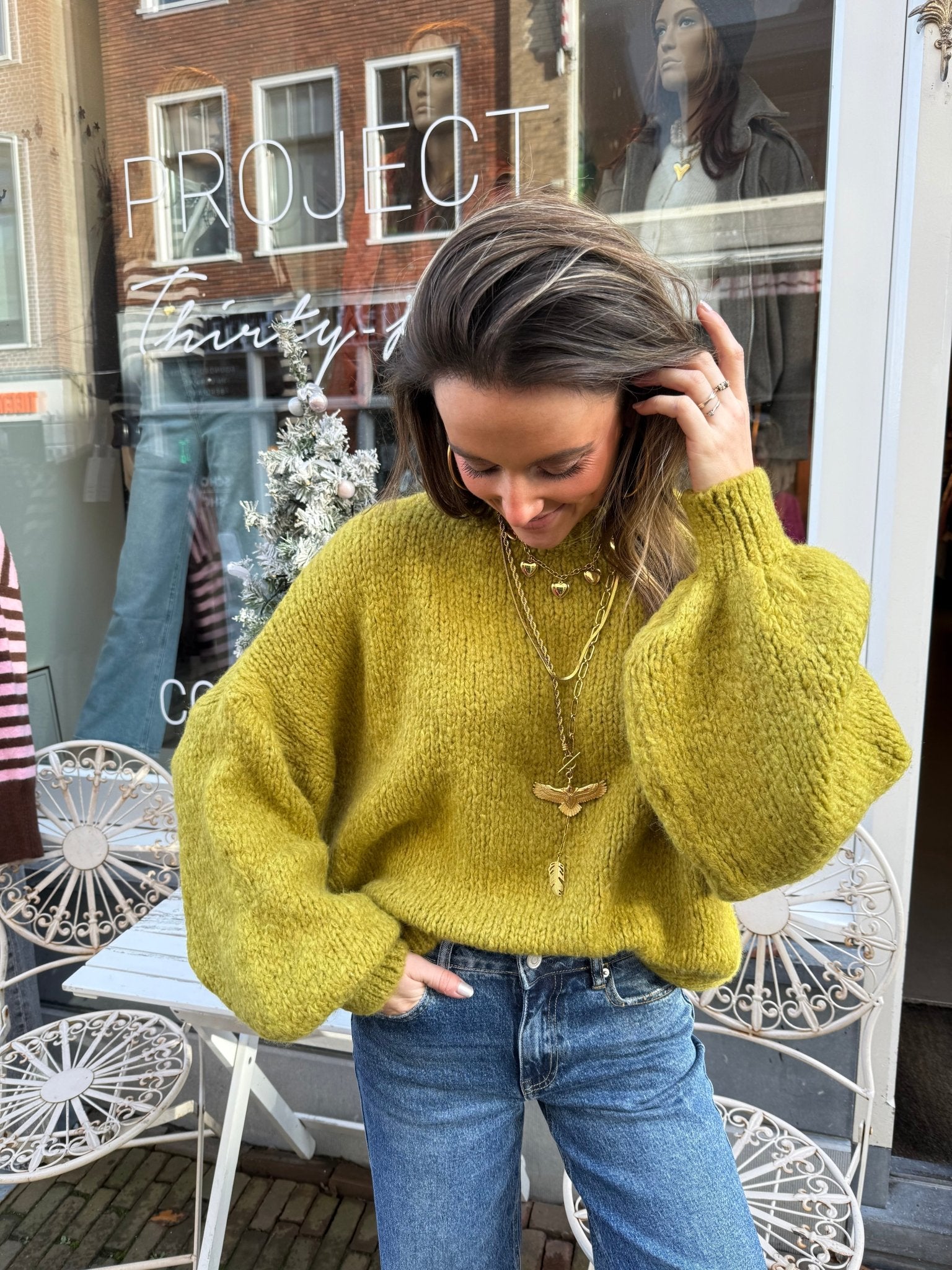 Nova knit autumn green - Project 35