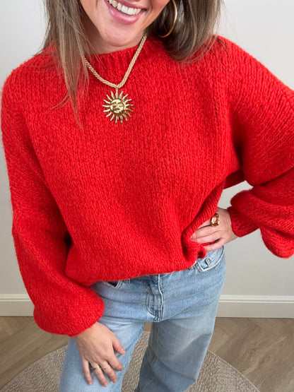 Nova knit bright red - Project 35