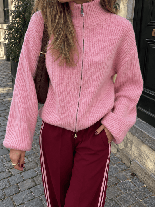Pixie vest rits roze - Project 35