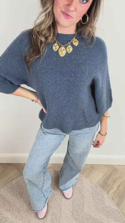 Bella knit blue