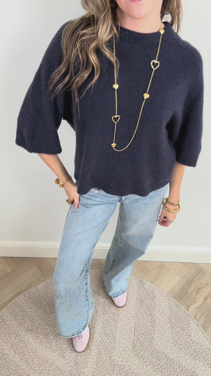 Bella knit navy