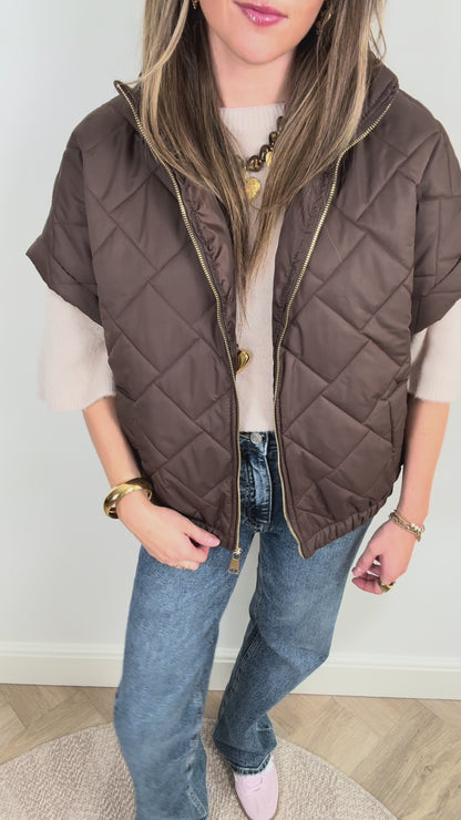 Coco bodywarmer brown