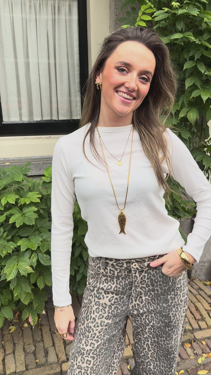 Joy longsleeve white