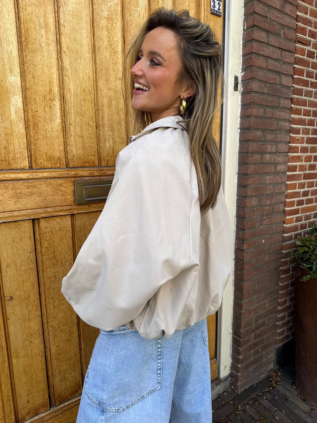 Riva bomber beige - Project 35
