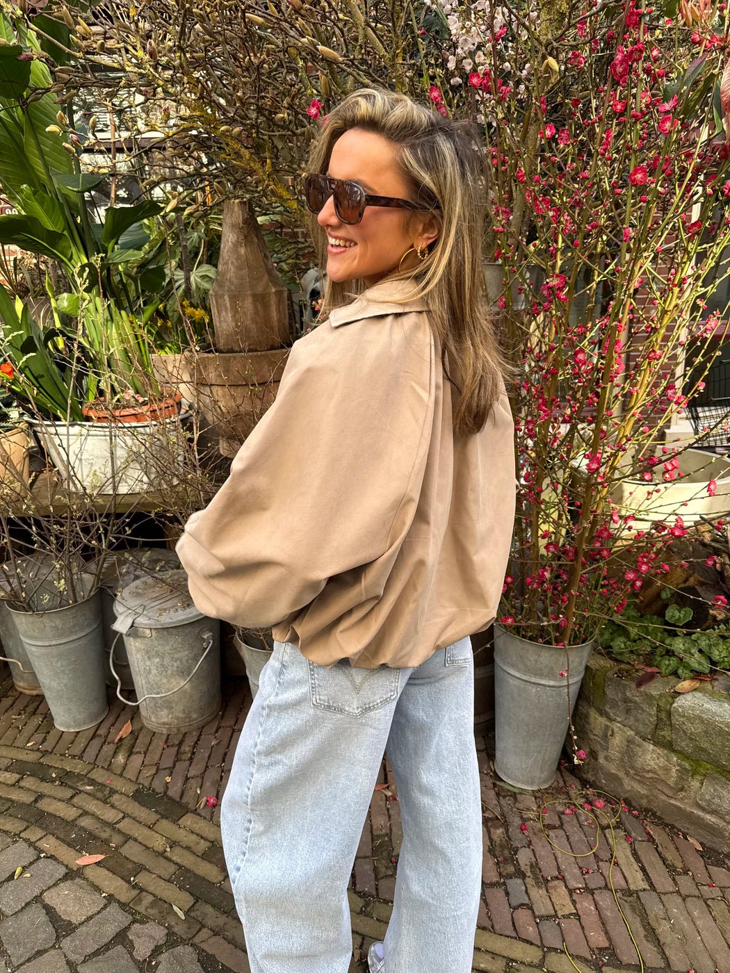 Riva bomber beige - Project 35
