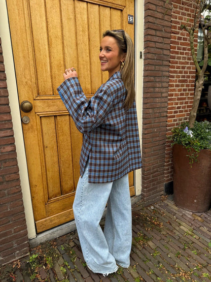 Sam boxy blazer kobalt blauw - Project 35