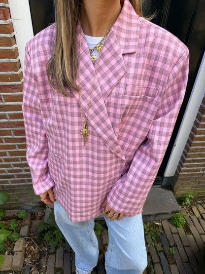 Sam boxy blazer roze - Project 35