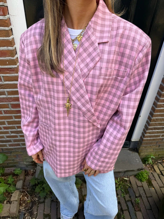 Sam boxy blazer roze - Project 35