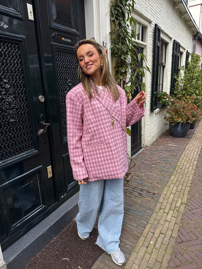 Sam boxy blazer roze - Project 35