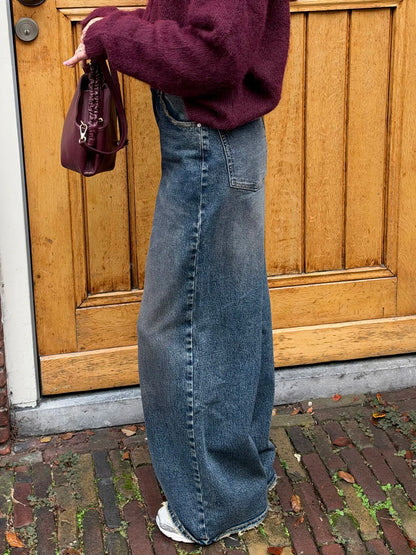 Sandy wide leg jeans dirty blue - Project 35