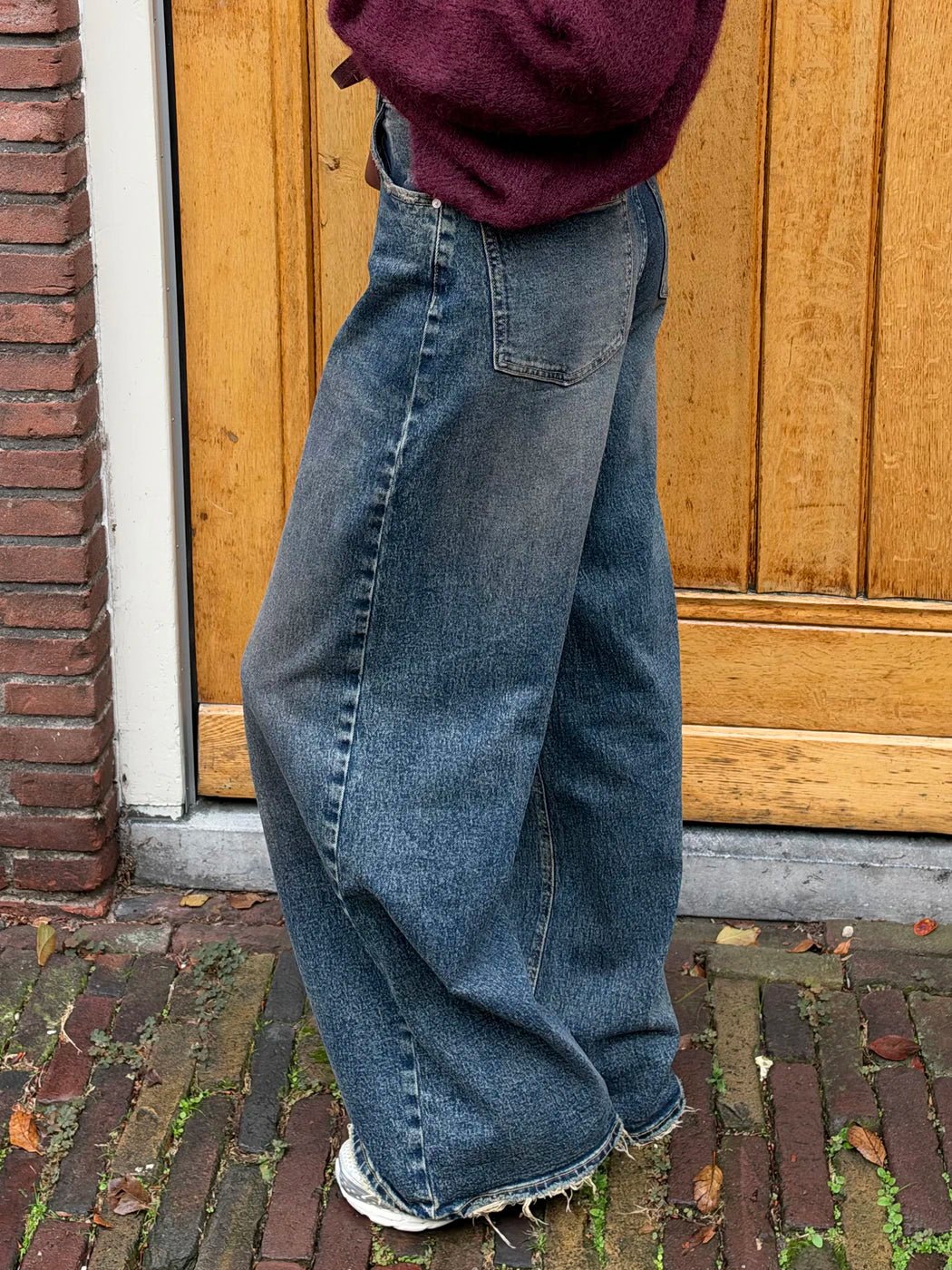 Sandy wide leg jeans dirty blue - Project 35