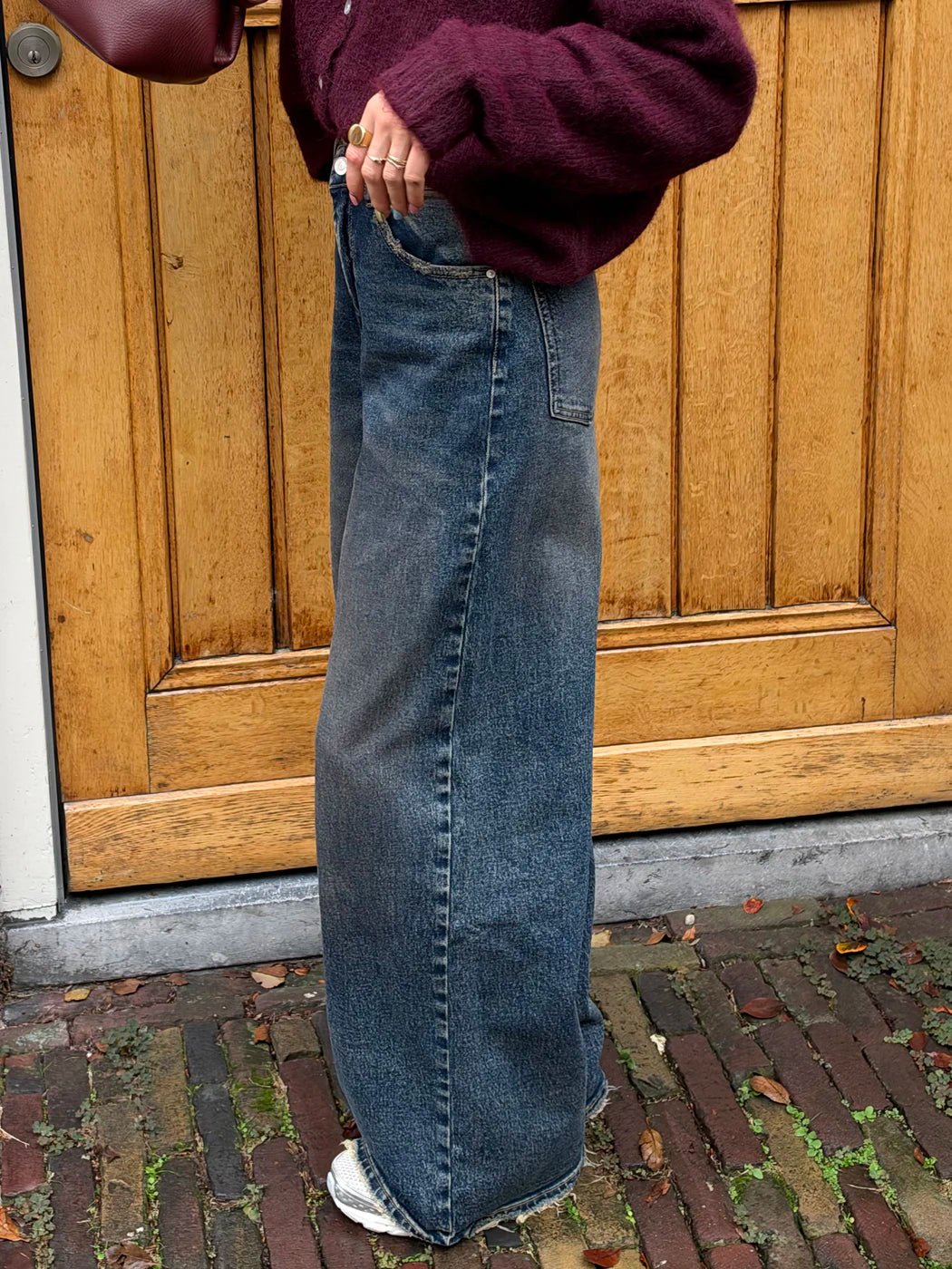 Sandy wide leg jeans dirty blue - Project 35