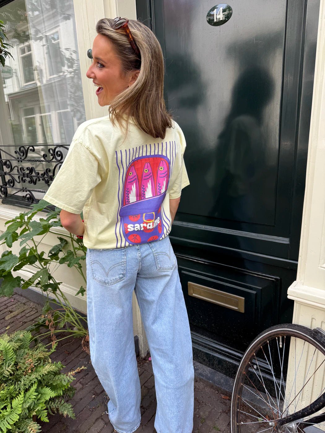 'Sardine' tee butter yellow - Project 35