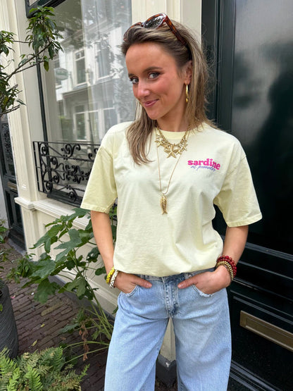 'Sardine' tee butter yellow - Project 35
