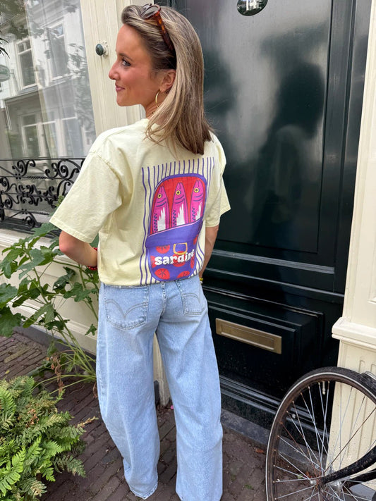 'Sardine' tee butter yellow - Project 35
