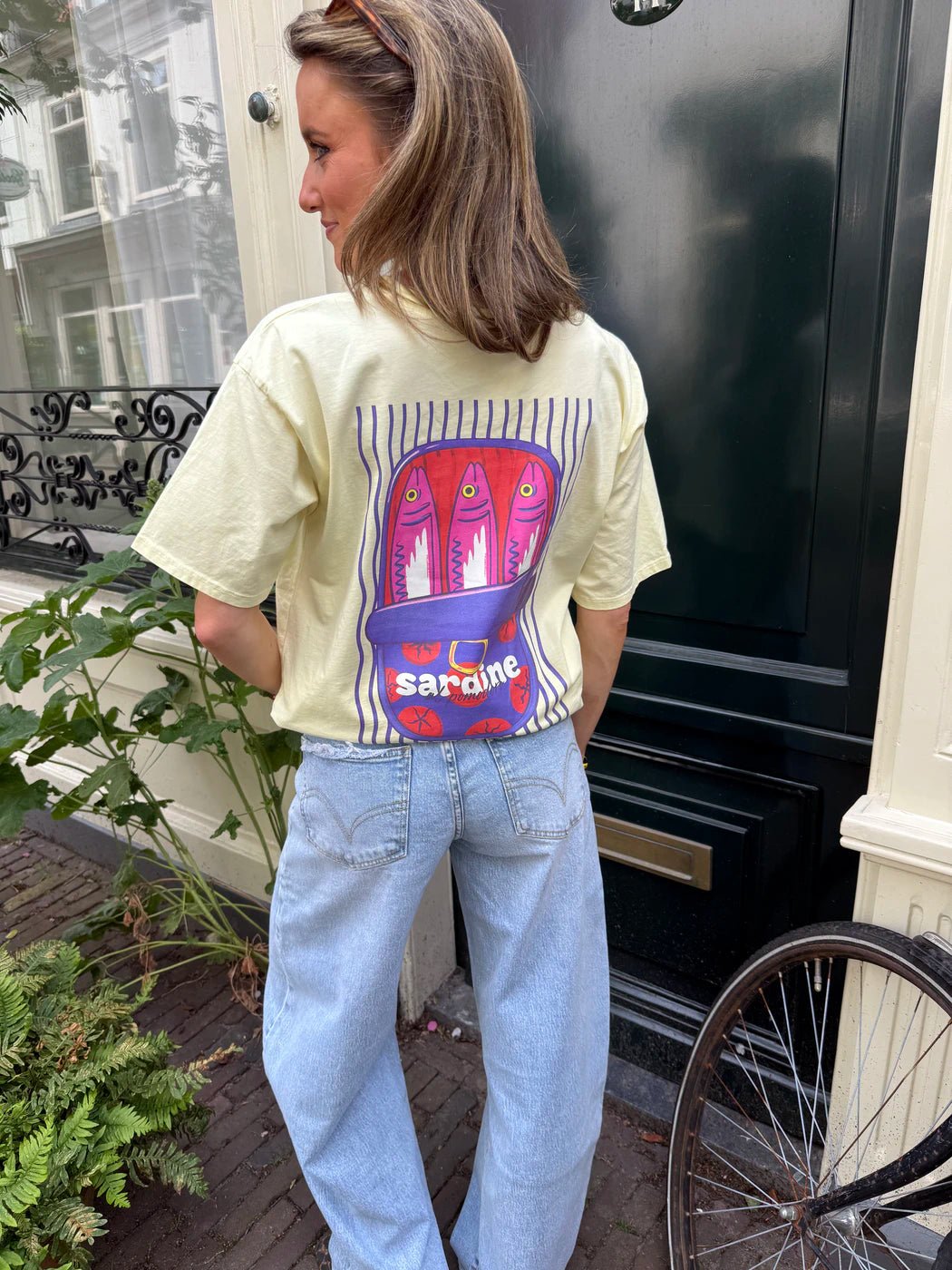 'Sardine' tee butter yellow - Project 35