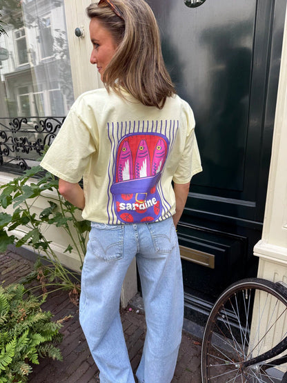'Sardine' tee butter yellow - Project 35
