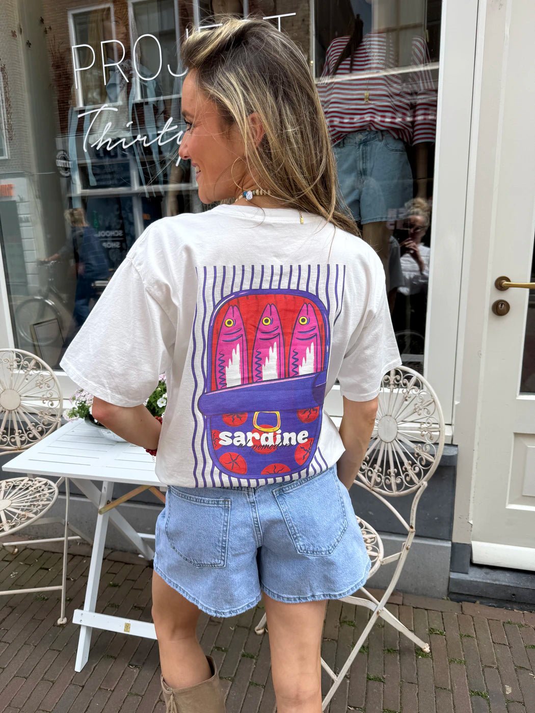 'Sardine' tee white - Project 35