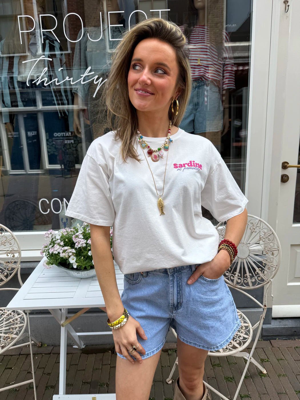 'Sardine' tee white - Project 35