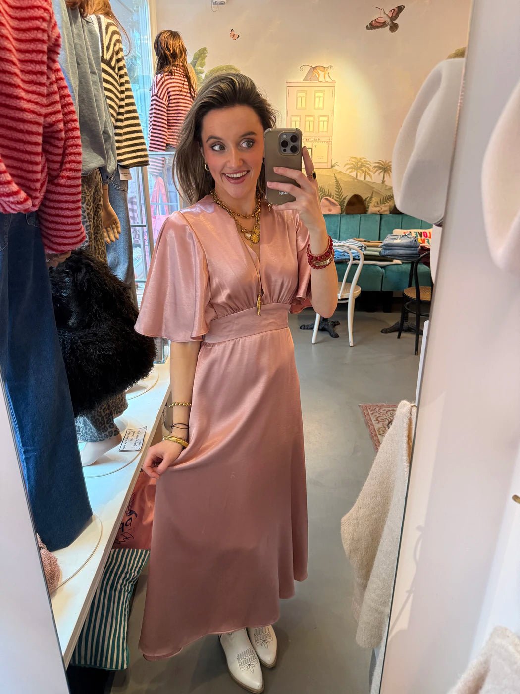 Serena dress dusty pink - Project 35