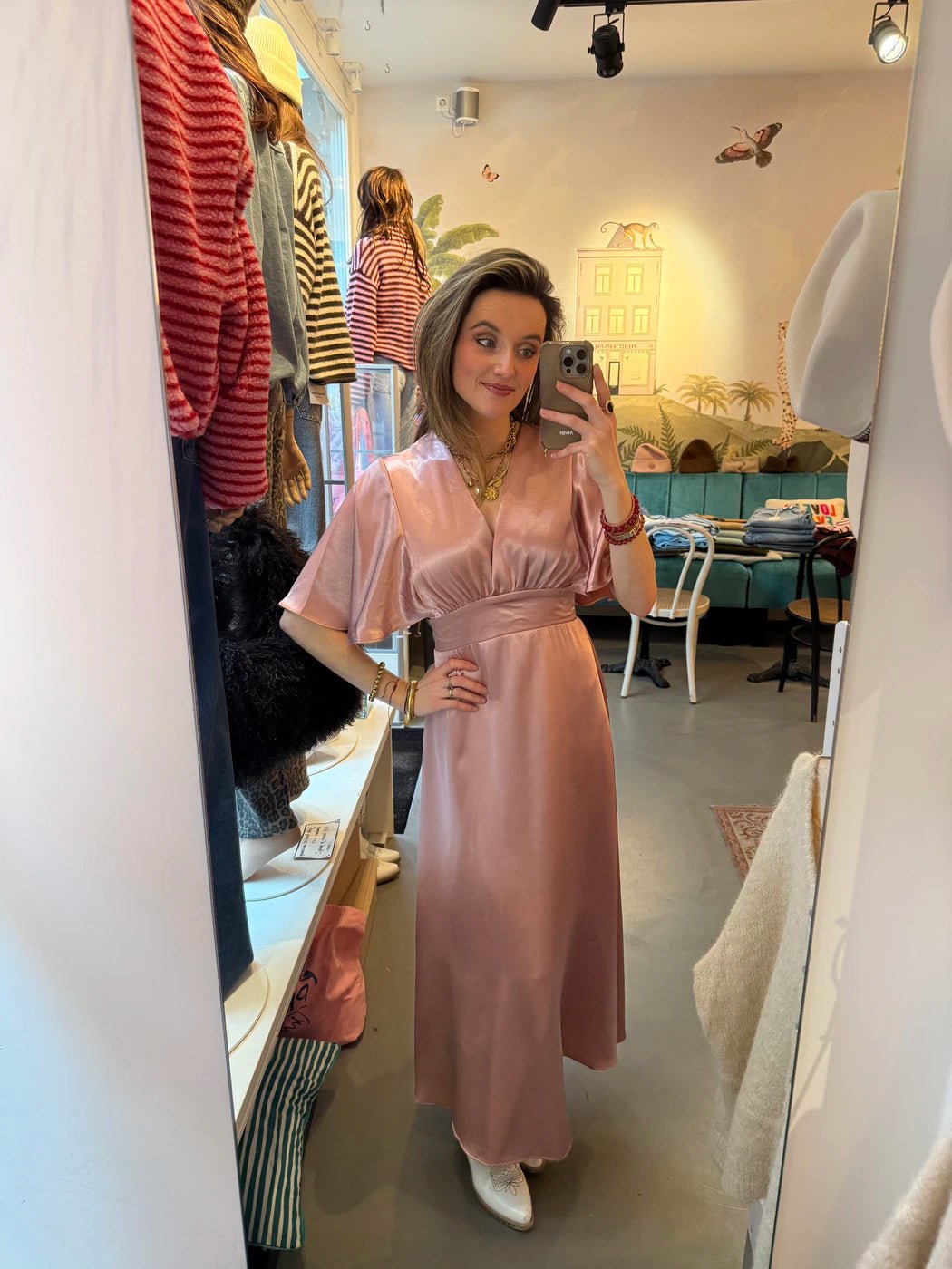 Serena dress dusty pink - Project 35