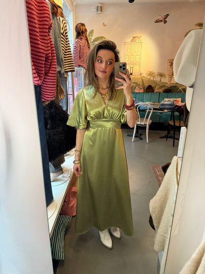 Serena dress lime green - Project 35