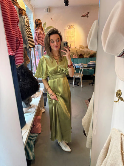 Serena dress lime green - Project 35