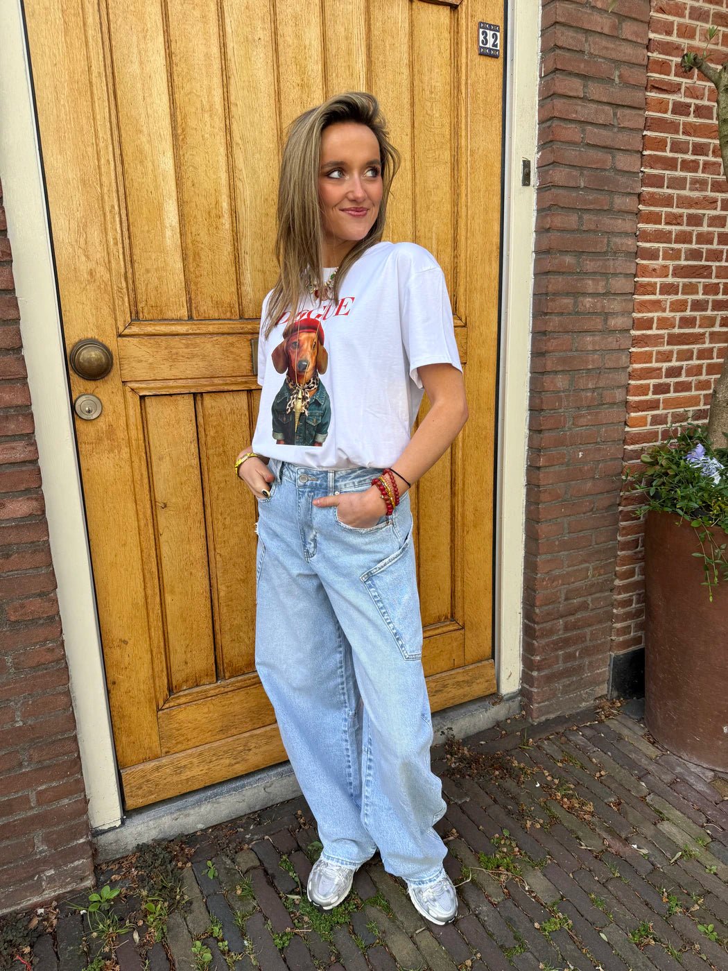 Sky cargo jeans light blue - Project 35